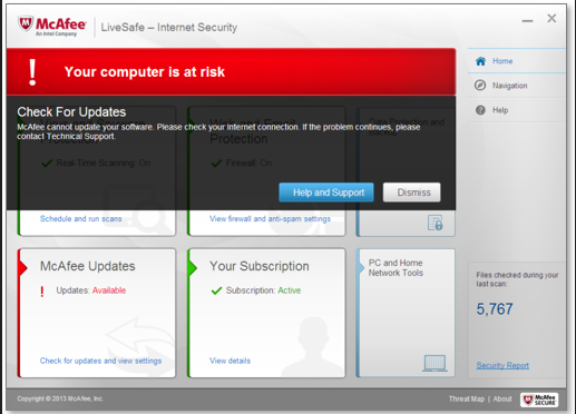 "McAfee Antivirus"